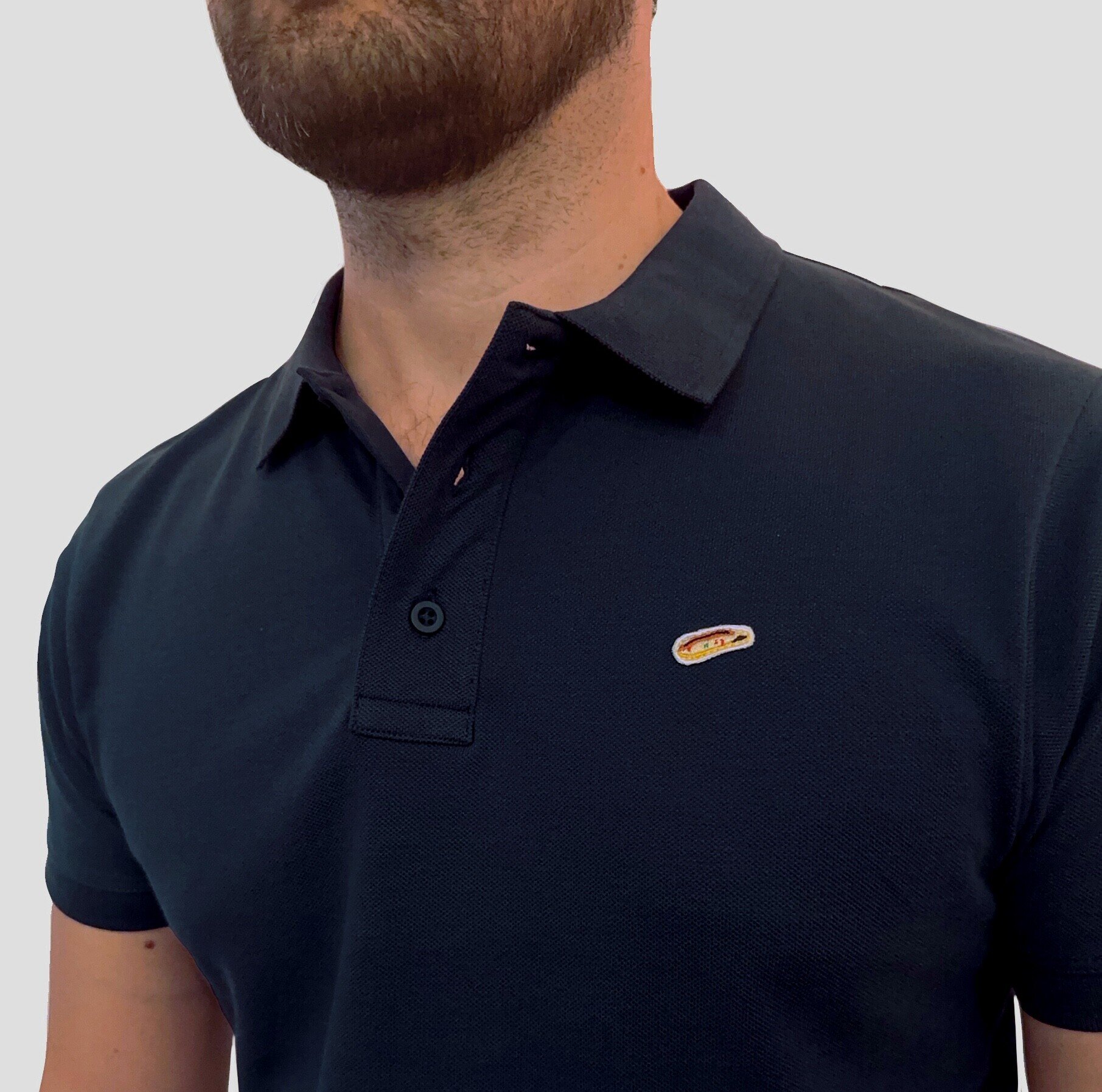 Polo Hombre Manga Corta Azul Marino - Imagen 2