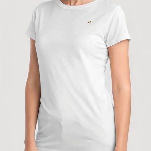 Camiseta Blanca Mujer Manga Corta