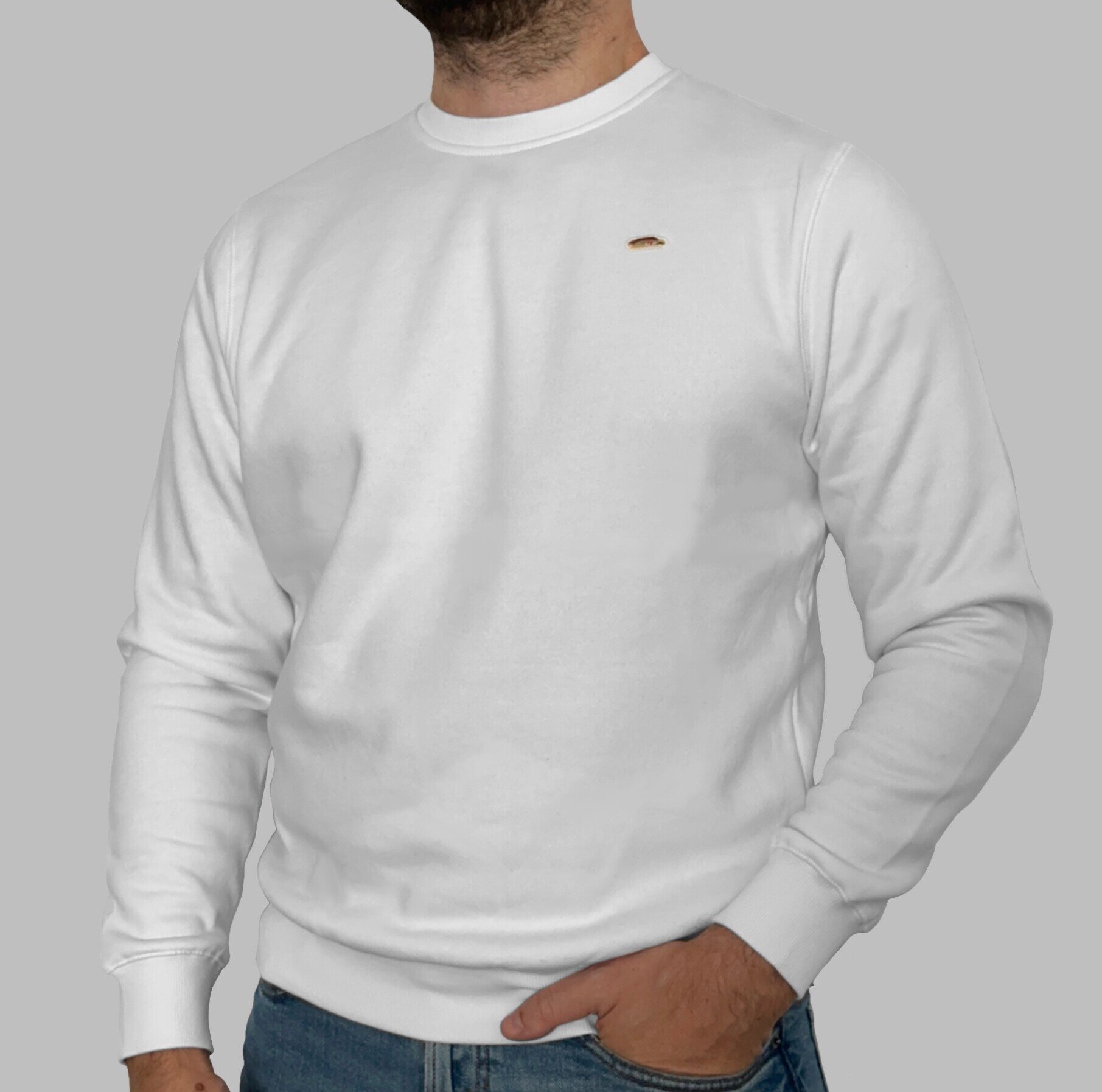 Sudadera Hombre Blanca