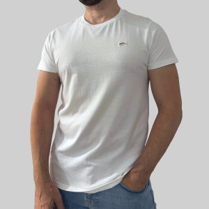 Camiseta Hombre Blanca Manga Corta