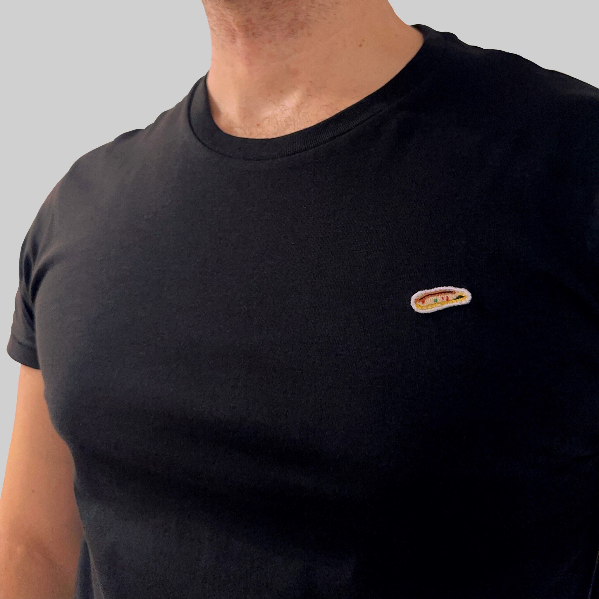 Camiseta Hombre Negra Manga Corta - Imagen 2