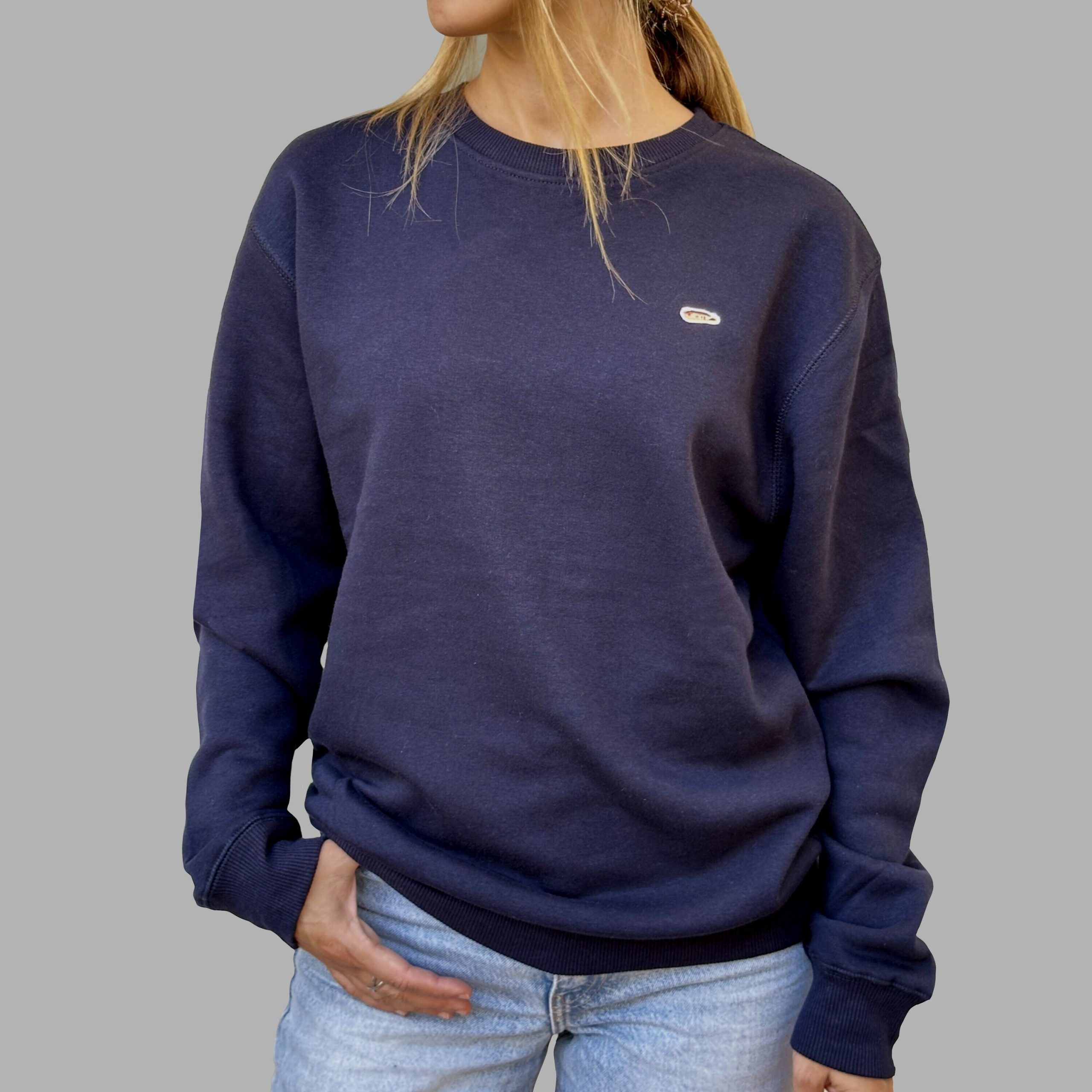 Sudadera Azul Marino Mujer